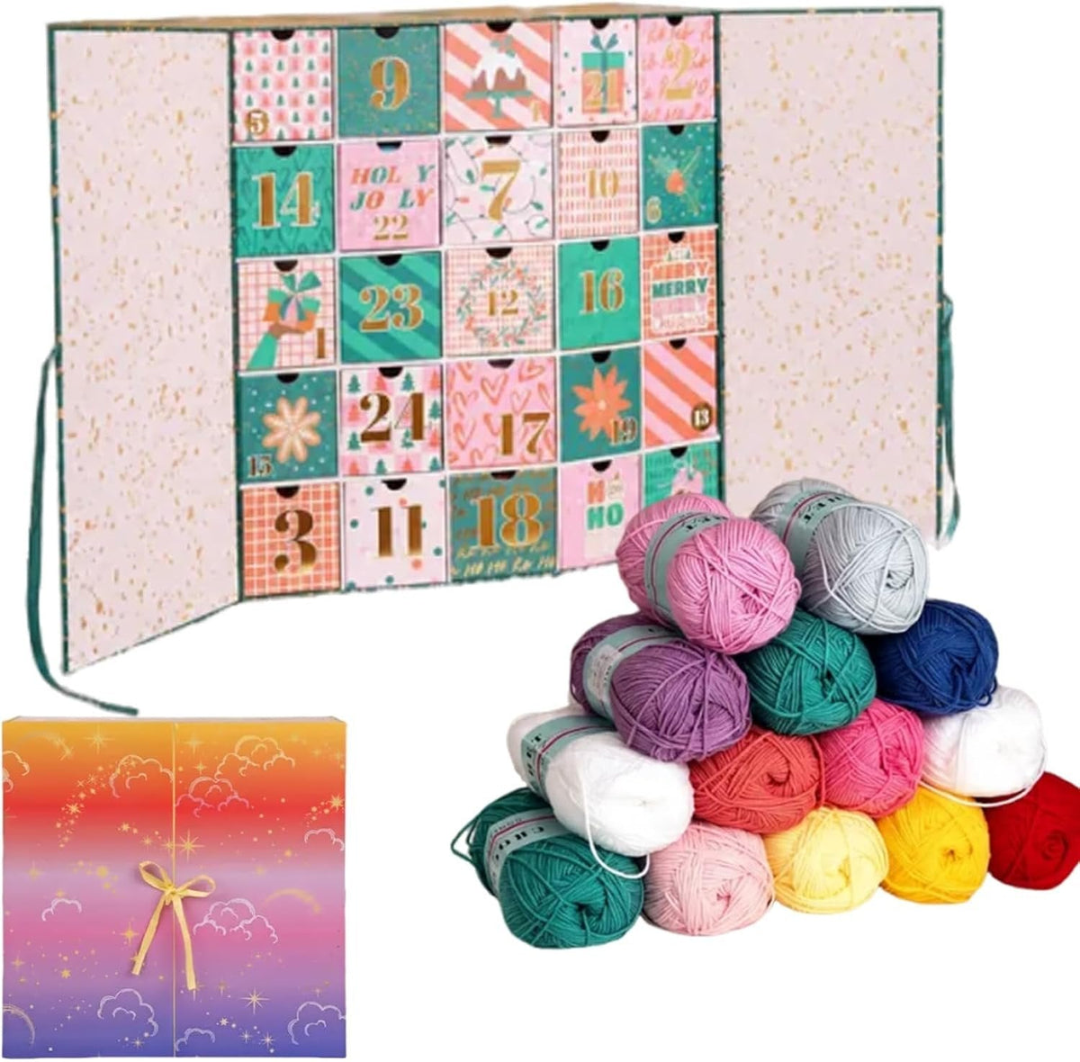 CrochetCalendar: Hækling Adventskalender 24 Dage Med Kreative Juleoverraskelser