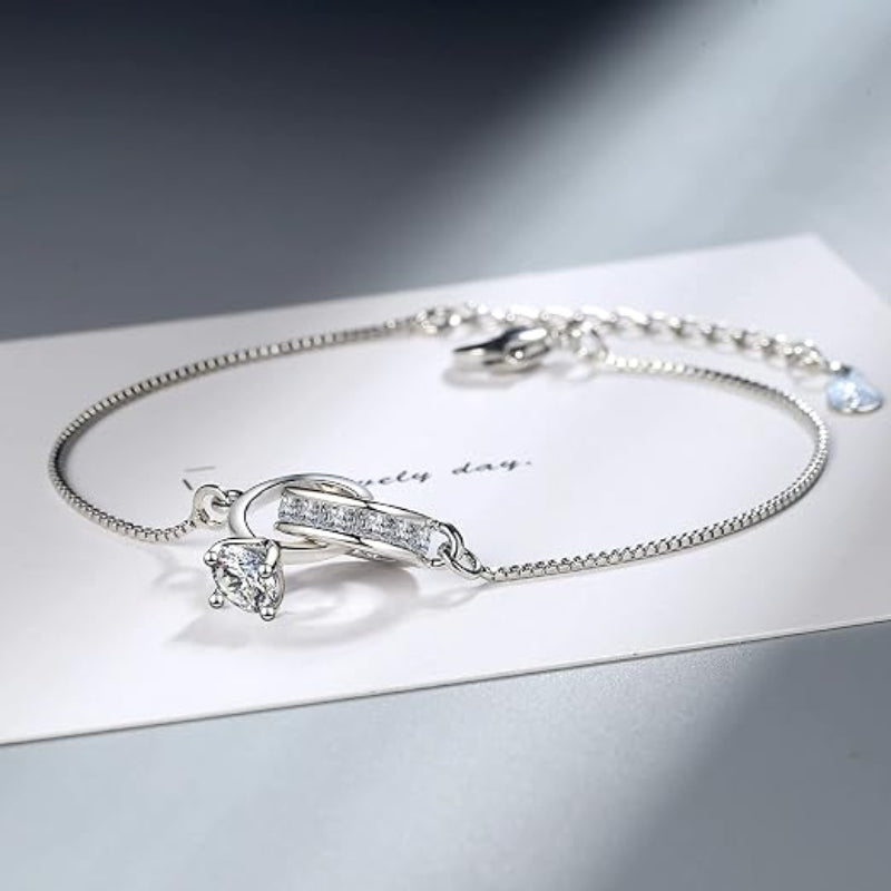 Jewelance™ InterlockingBracelet 1+1 GRATIS - Elegant Sammenflettet Ægtepar Ring Mode Armbånd