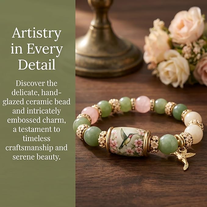 Jewelance™ BeadBracelet - Elegant Forårshave Perle Armbånd