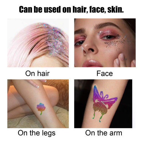 Glitterlimgel til ansigts- og bodyart
