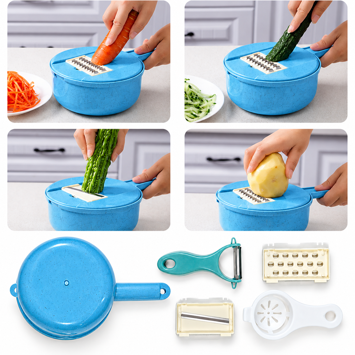 Globetrek° MultiChopper: 12 I 1 Multi-Funktions Mad Hakker