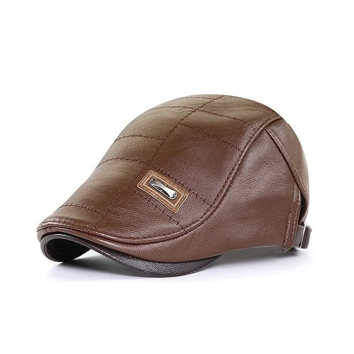 Icone™ EliteHat - Trendy Læderbaret I Høj Kvalitet