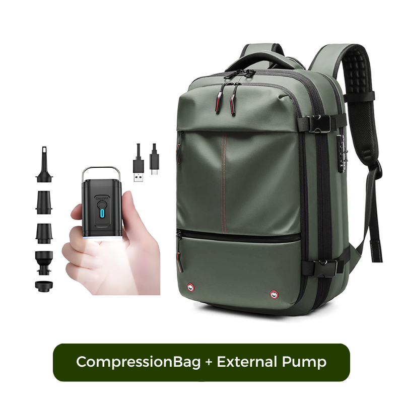 Icone™ CompressionBag: Pladsbesparende Kompressions Vakuum Rejse Taske