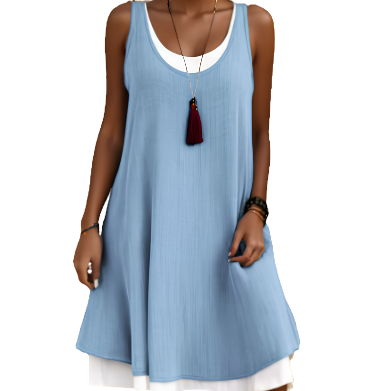 Icone™ EverydayDress - Løs Pasform To-Lags Design Hverdagskjole