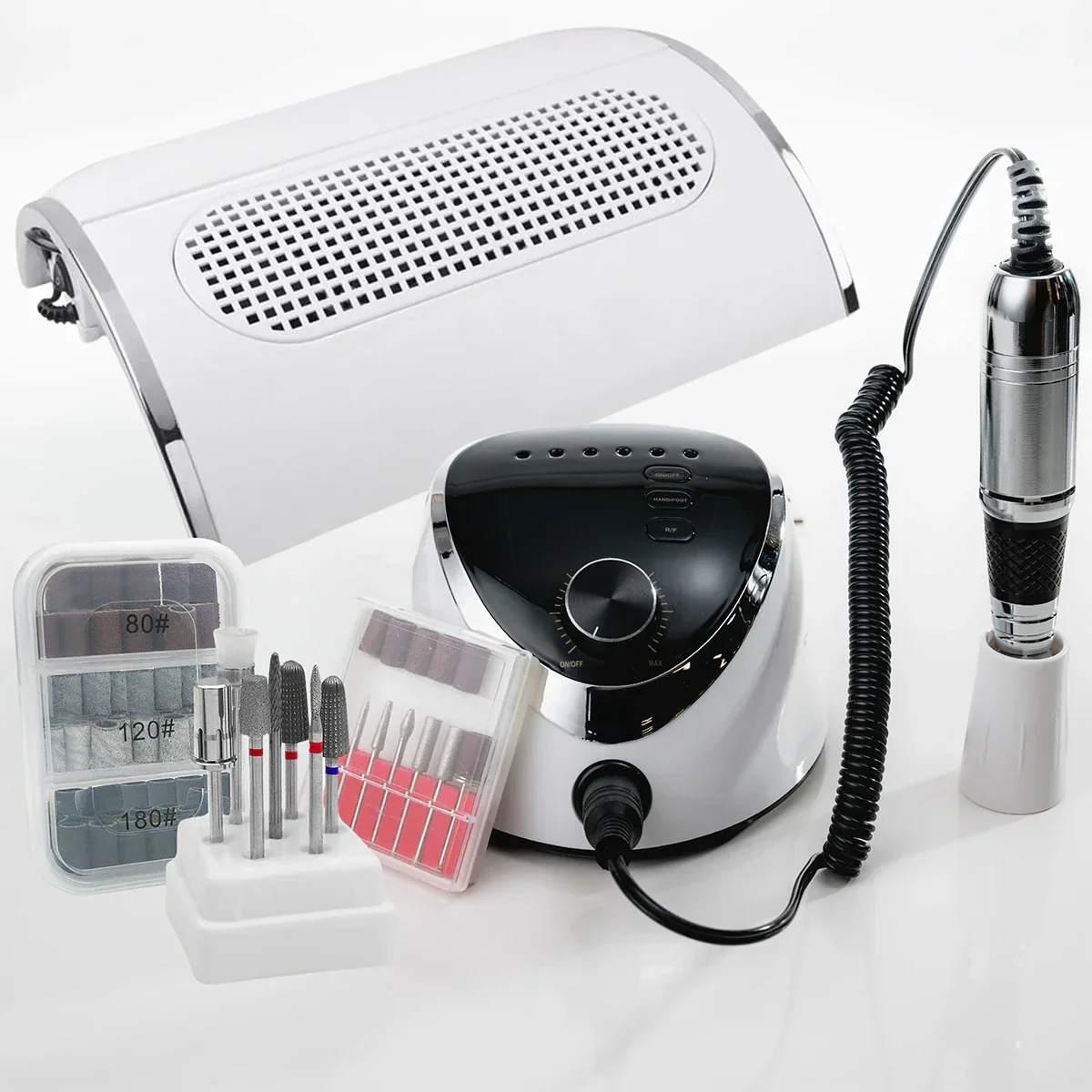 Nail Pro elektrisk neglefil med 6 bits – produktbillede 6