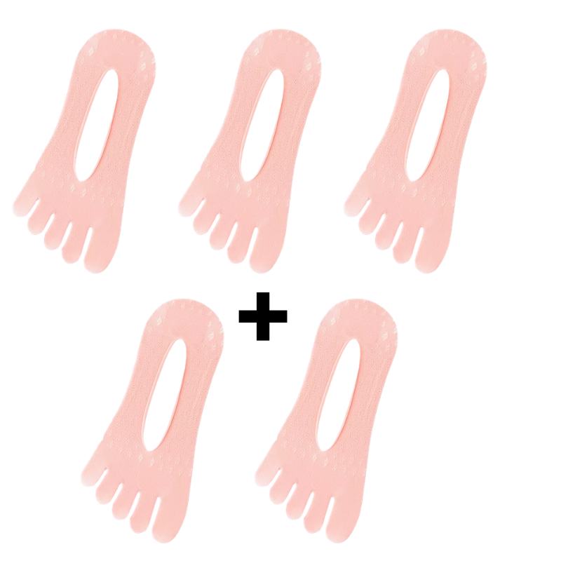 Happy™ FootSocks 2+3 GRATIS - Sømløse Åndbare Tåseparator Fodstrømper