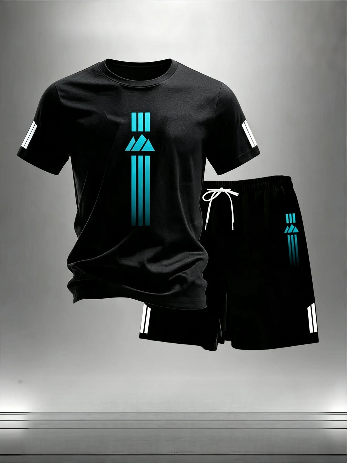Icone™ SportOutfit: Komfortabelt To-delt Sport Outfit Sæt til Mænd