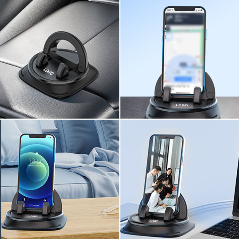 Holder360° MobileHolder: Skridsikker Dashboard Mobil Holder Med 360° Rotation