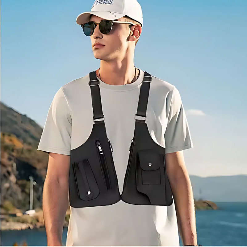 Icone™ SafetyBag: Sikret Kryds Skulder Sikkerhed Taske Til Mænd Og Kvinder