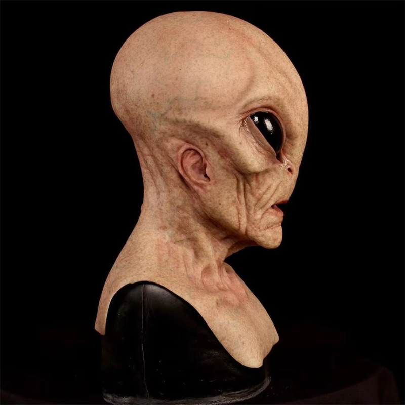 AlienMask - Halloween Kostume Ultra-Realisme Alien Maske