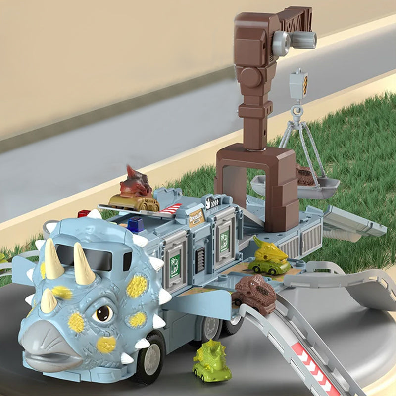Kletshuts™ DinoTruck: Dinosaur Lastbil Legetøjssæt Med Lys Og Musik