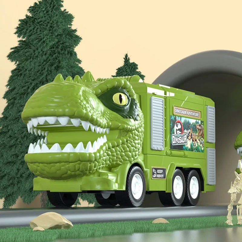Kletshuts™ DinoTruck: Dinosaur Lastbil Legetøjssæt Med Lys Og Musik