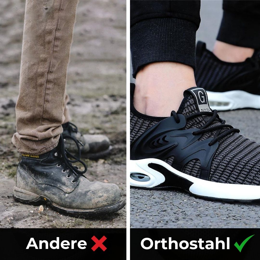 Stahl – ergonomiske sikkerhedssko, EN ISO 20345