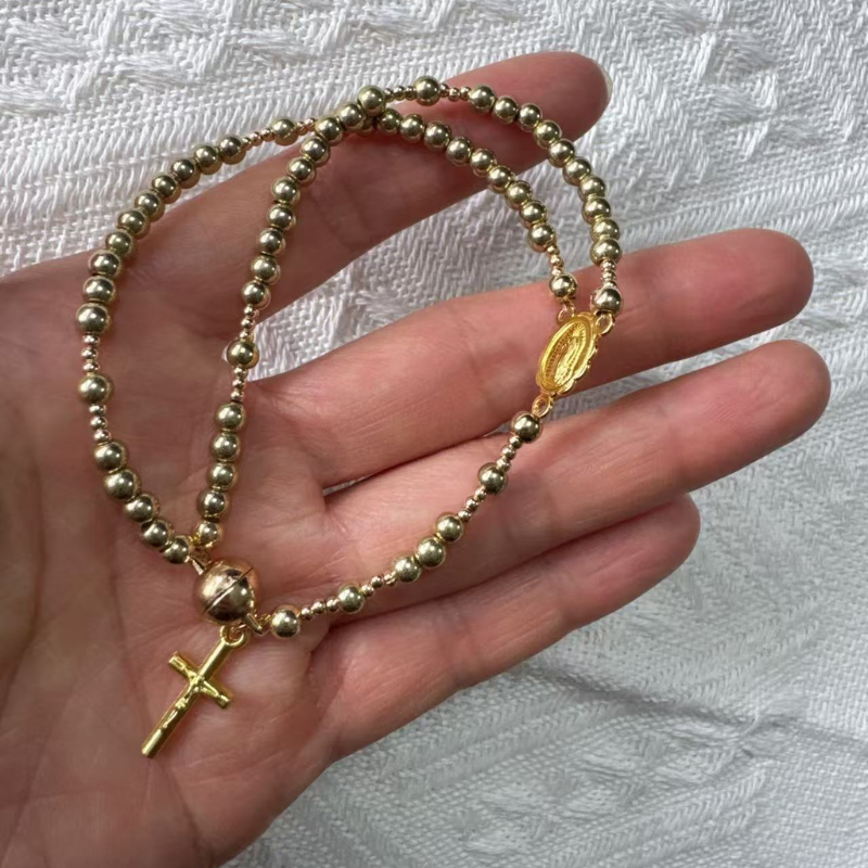 Jewelance™ RosaryBracelet 1+1 GRATIS: Magnetisk Lukning Klassisk Rosenkransarmbånd