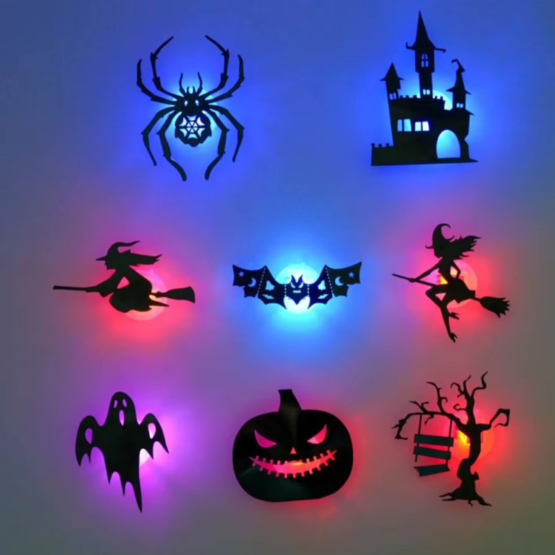 Ledsen™ HalloweenLights 1+1 GRATIS - Halloween LED Skræl Og Stok Vægdekoration Lys