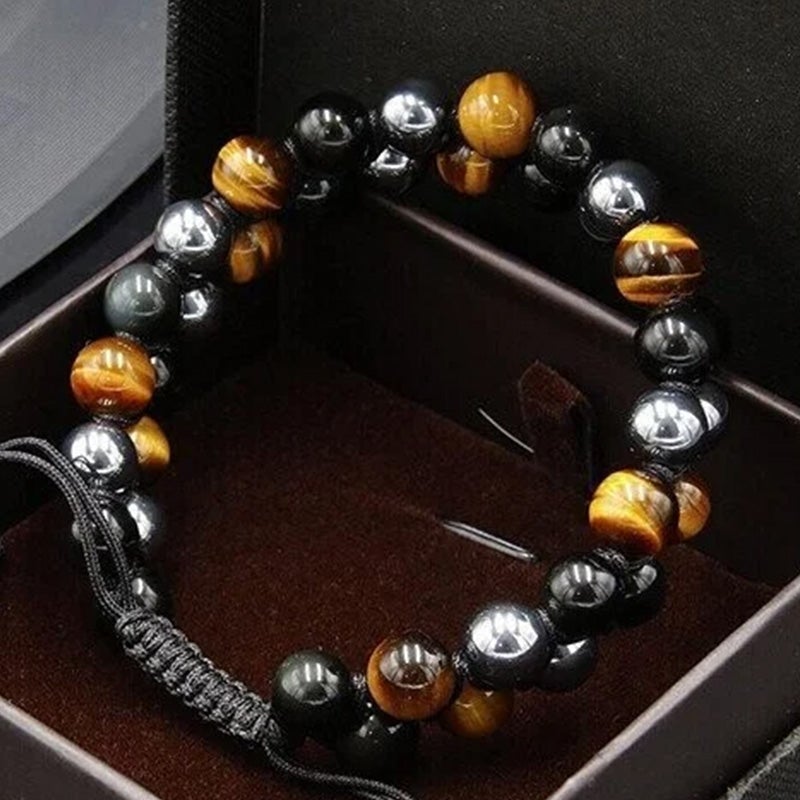 Jewelance™  ProtectionBracelet 1+1 GRATIS: Dobbelt Lag Tiger's Øje Beskyttelse Armbånd