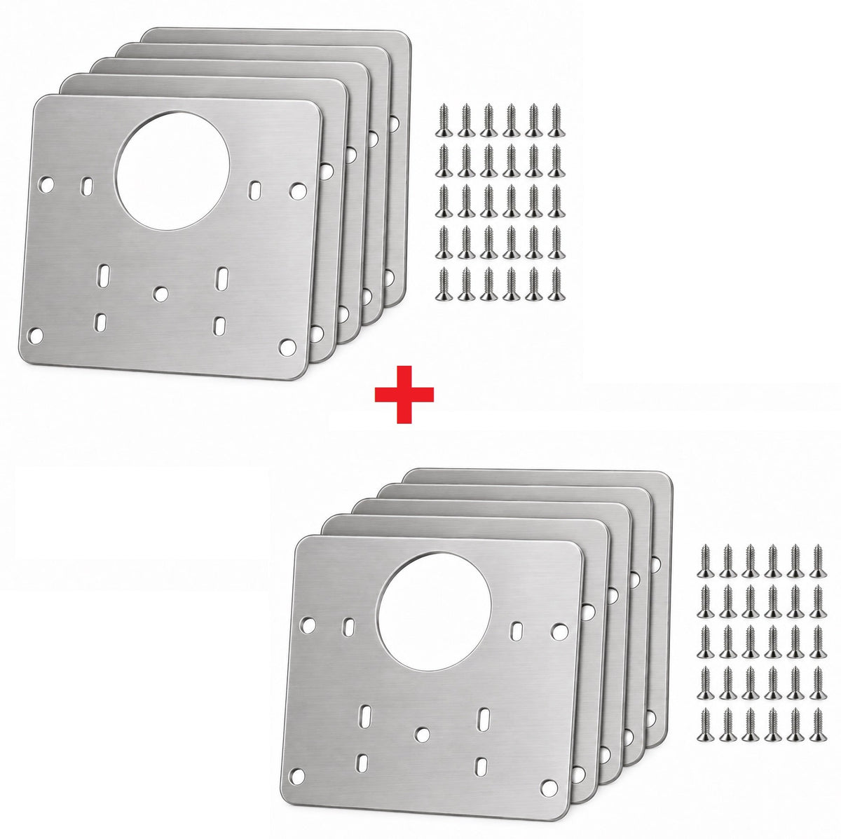 HingePlate 1+1 GRATIS: DIY Møbler Hængsler Reparation Sideplade