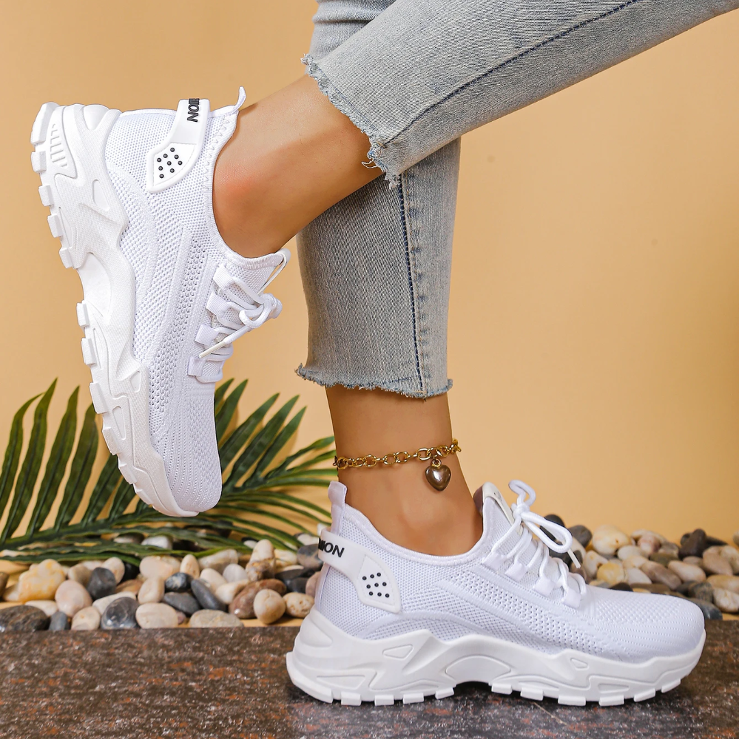 Happy™ BreathableSneakers: Kvinders Mesh Sports Åndbare Sneakers