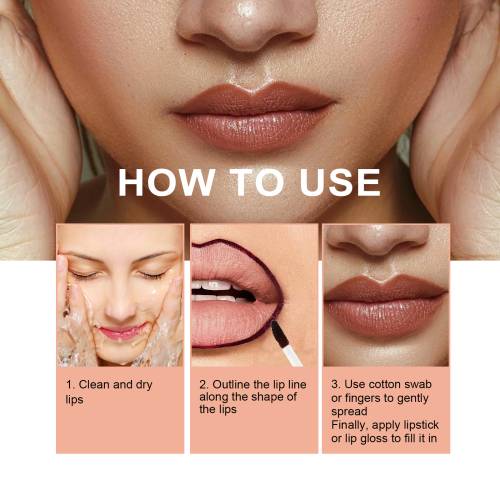 Peel-off lipliner, vandfast