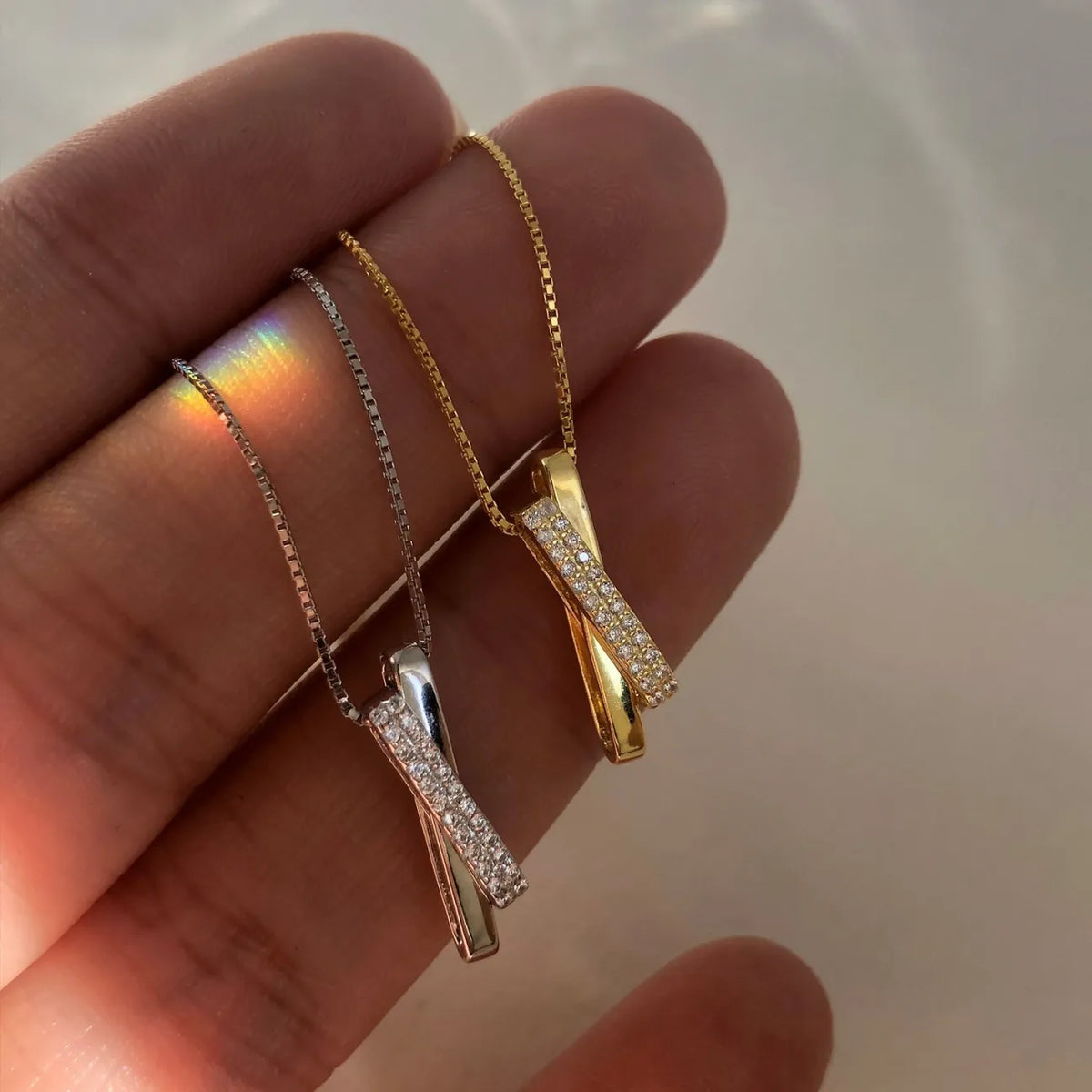 Jewelance™ LinkedNecklace 1+1 GRATIS: Forever Bond Lænket Vedhæng Mode Halskæde