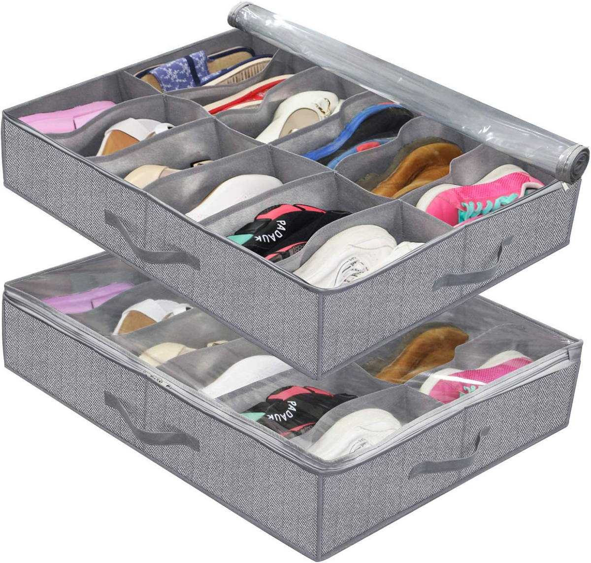 Globetrek° FootwearOrganizer: Rum Maksimering Støv Beskyttelse Lynlås Sko Arrangør