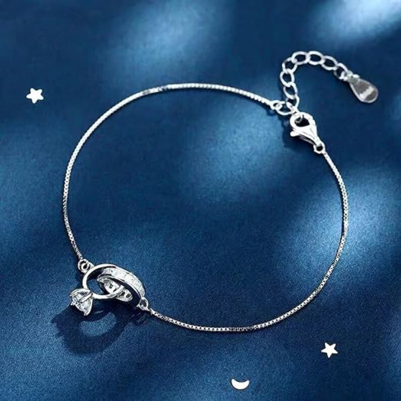 Jewelance™ InterlockingBracelet 1+1 GRATIS - Elegant Sammenflettet Ægtepar Ring Mode Armbånd