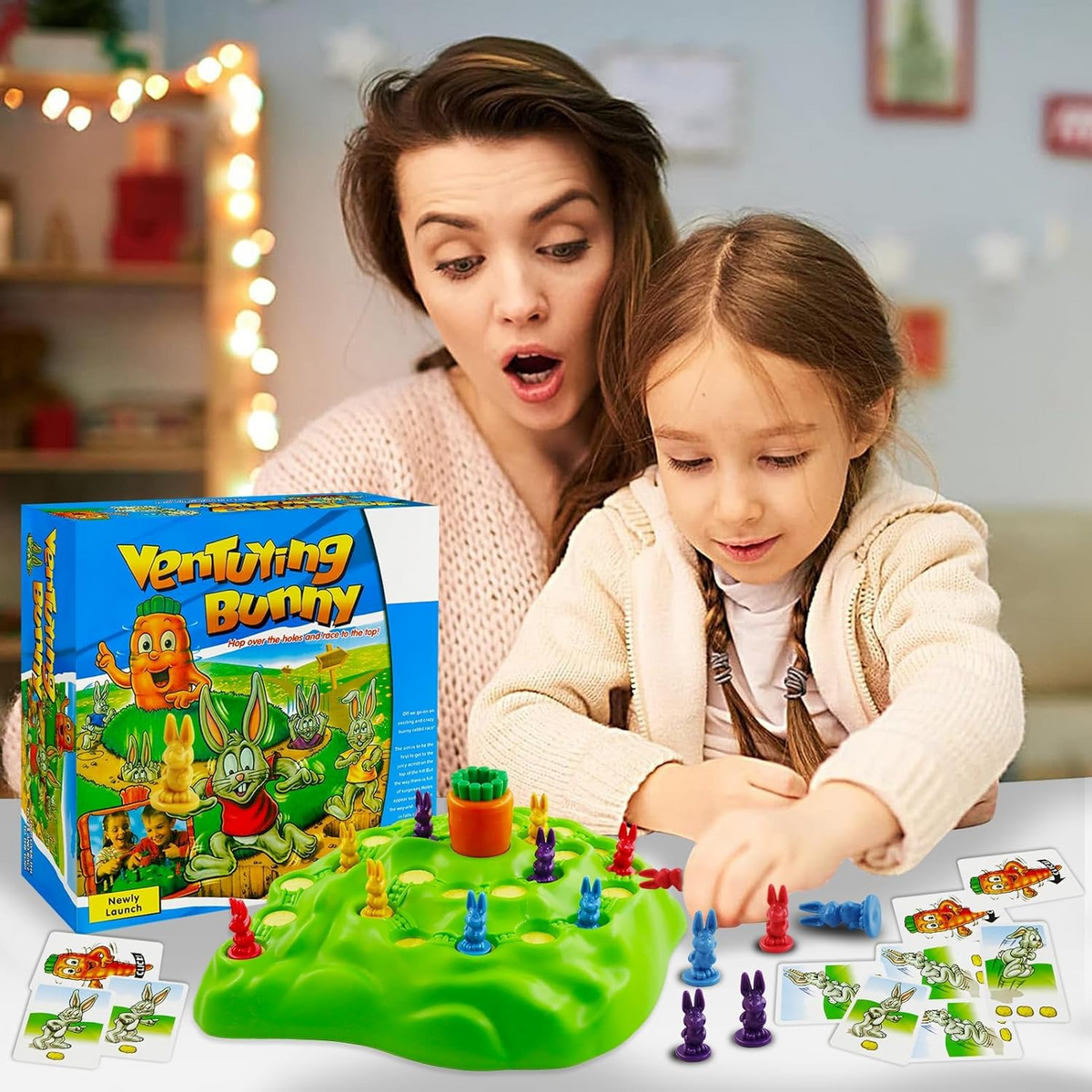 Kletshuts™ BunnyTrap: Familie Venlig Kanin Fælde Strategi Spil