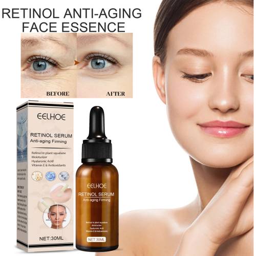 Retinol og peptid serum med squalan
