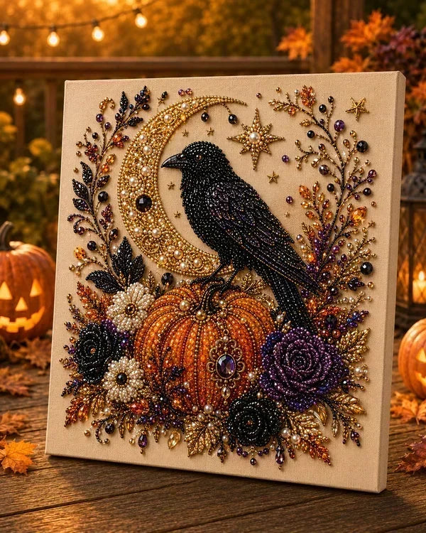 Kletshuts™ HalloweenArt: Halloween Kreativ DIY Glitrende Kunst Sæt