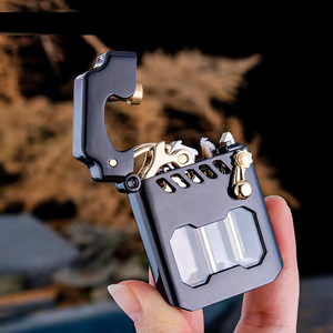 PowerLighter - Kraftig, Moderne Design, Vindfast Metal Lighter