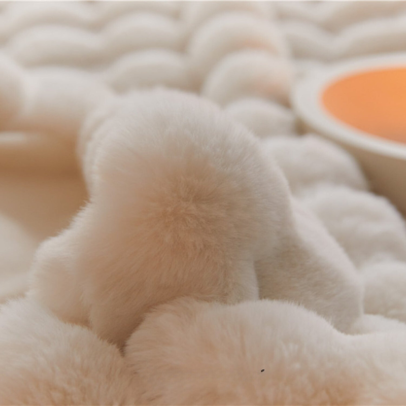 FluffyBlanket - Ekstra Tyk Sofa Og Seng Vinter Tæppe