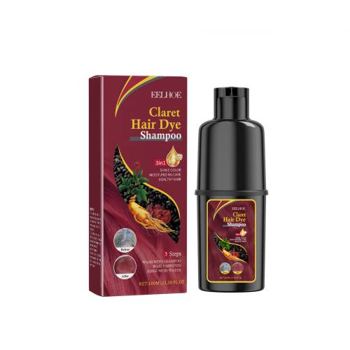 Bordeauxrød urte farveshampoo
