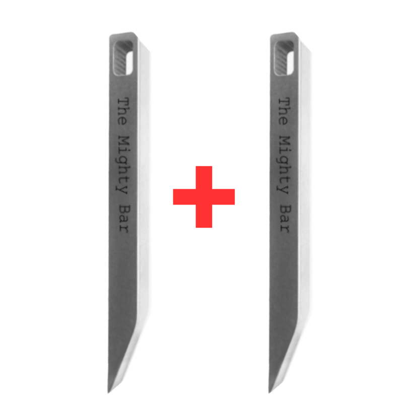 MiniPrybar 1+1 GRATIS: Holdbar Multifunktionel Mini Prybar Nøglering