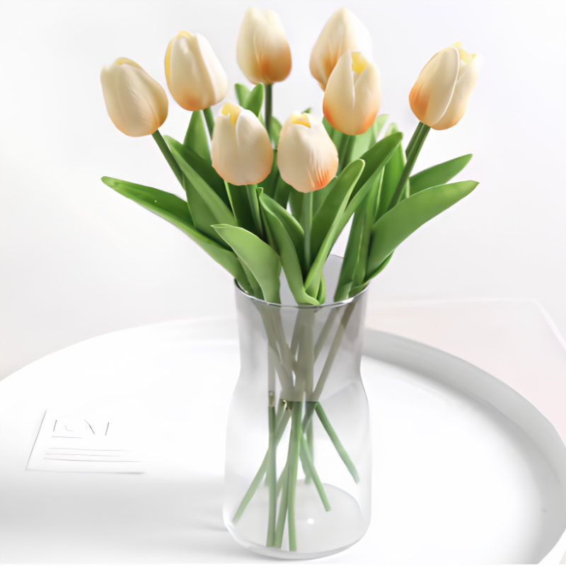 ArtificialTulips: Realistisk Skønhed Kunstig Blomsterdekoration Tulipansæt