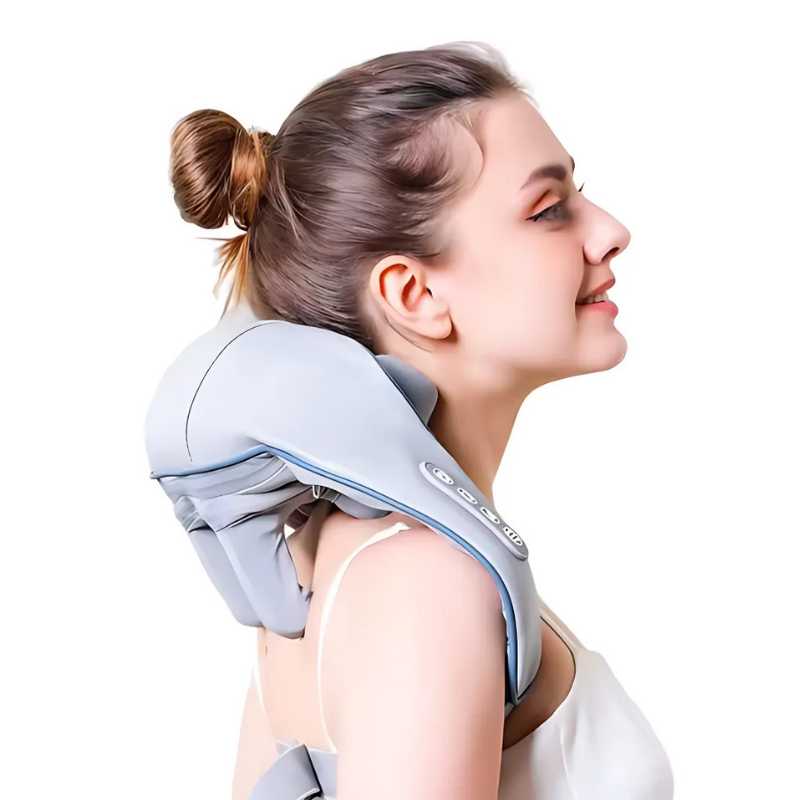 NeckMassager: Beroligende Hede Afslappende Nakke Og Skuldermassageapparat