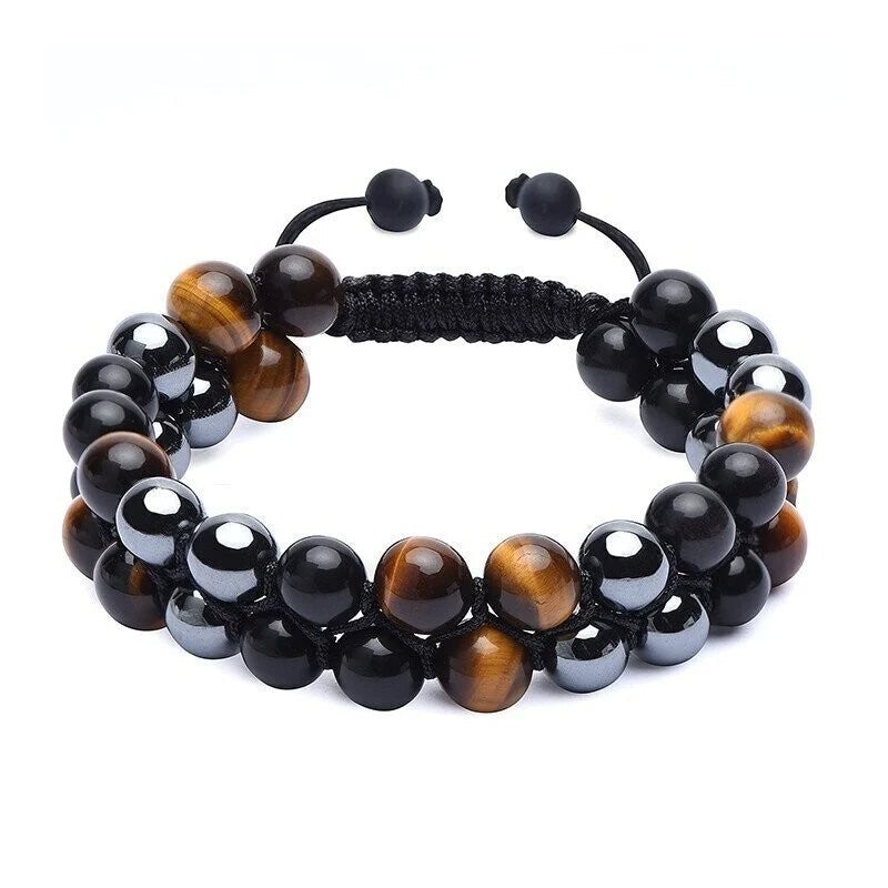 Jewelance™  ProtectionBracelet 1+1 GRATIS: Dobbelt Lag Tiger's Øje Beskyttelse Armbånd