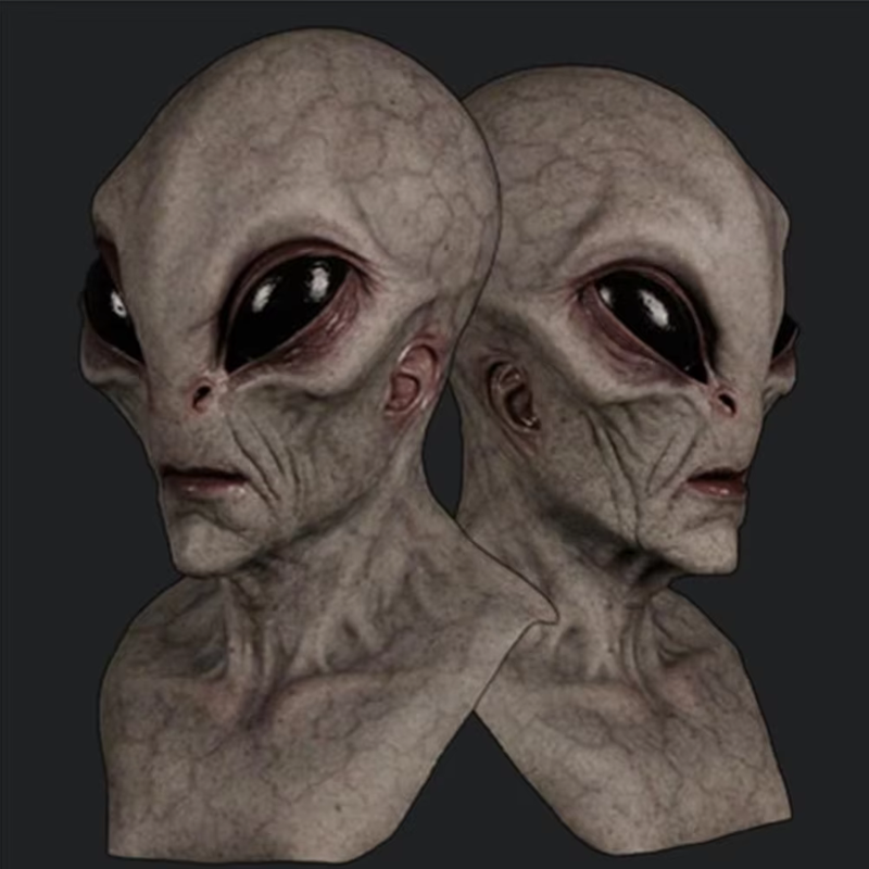 AlienMask - Halloween Kostume Ultra-Realisme Alien Maske