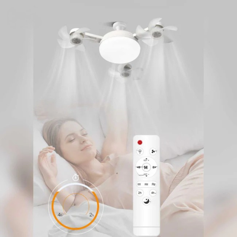 Ledsen™ LuminousFan: Smart Lys Og Kølig Luft Komfort Luminous Fan