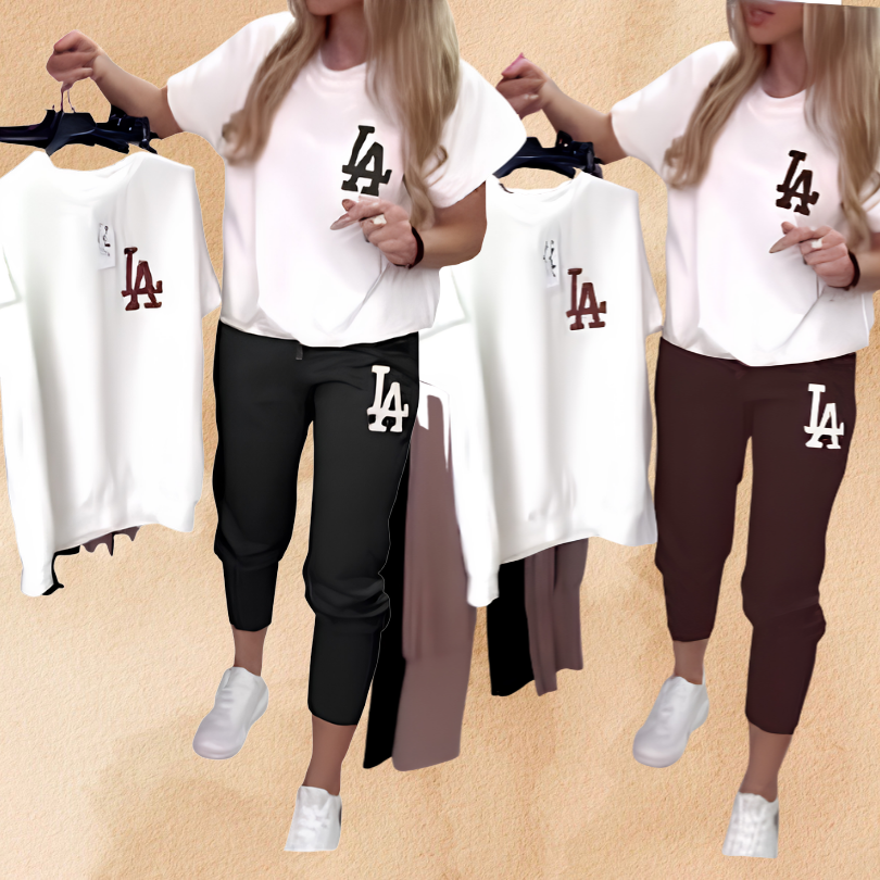 Icone™ ComfyOutfit: Afslappet Blød Åndbar Daglig Komfort Stilfuldt Outfit Sæt