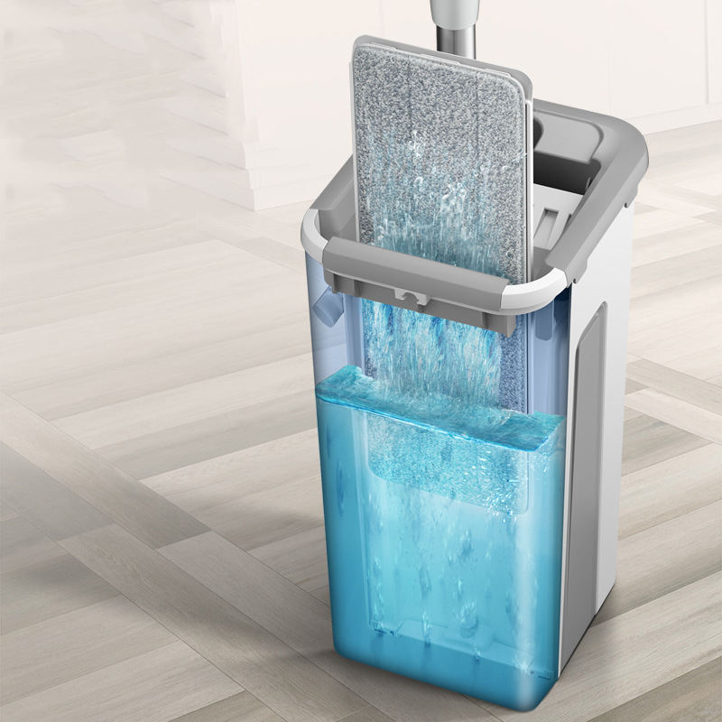 Cleaner Pro° CleanMop: Håndfri Vridningssystem Moppe Og Spand Sæt