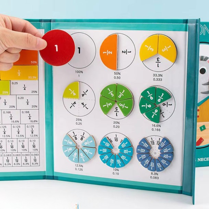 Kletshuts™ MathGame: Pædagogisk Magnetisk Børn Matematik Puslespil Spil