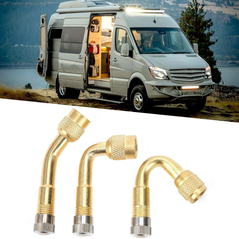 ValveExtenders 1+1 GRATIS: 3-Angle Holdbar Let-At-Installere Ventilforlænger Adapter Sæt
