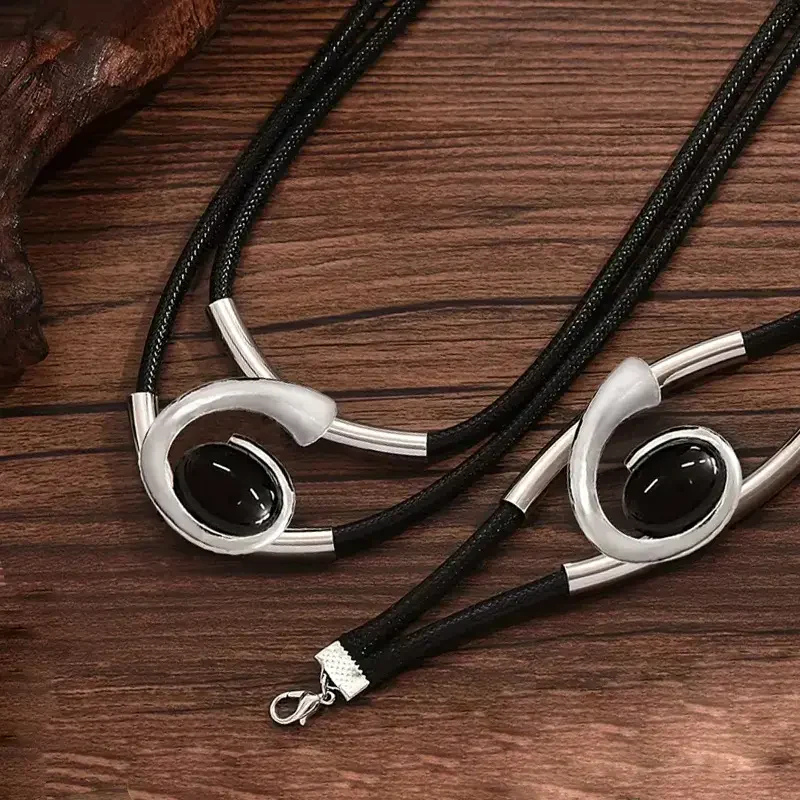 Jewelance™ SpiralNecklace 1+1 GRATIS: Vintage Bohemian Spiral Halskæde Og Armbånd