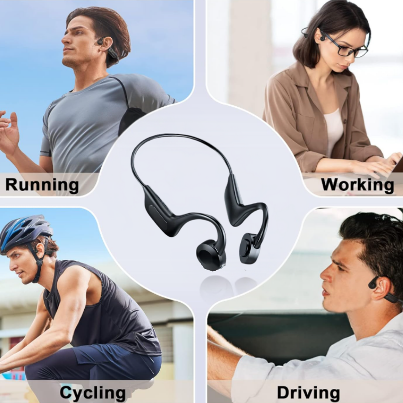 FlexHeadphone: Fleksibel Knogleledning Og Øre-Gratis Trådløs Hovedtelefon