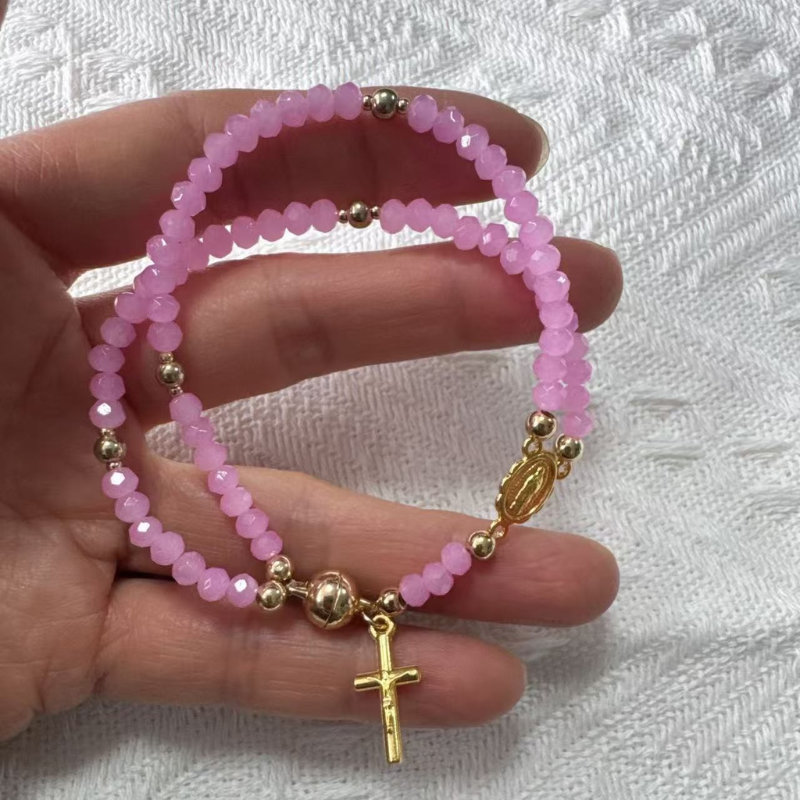Jewelance™ RosaryBracelet 1+1 GRATIS: Magnetisk Lukning Klassisk Rosenkransarmbånd