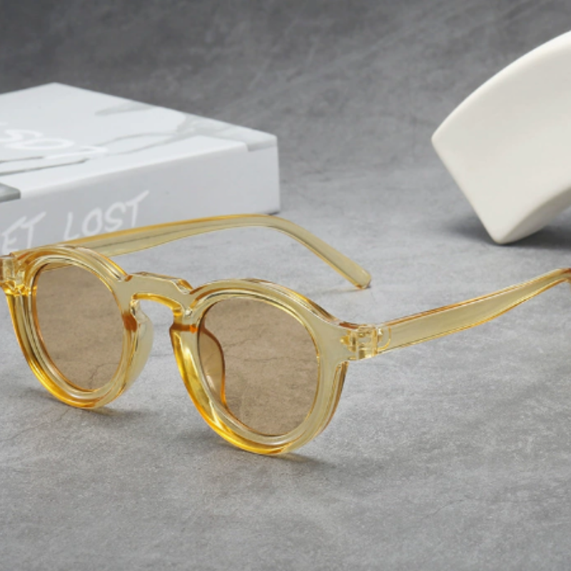 RetroSunglasses 1+1 GRATIS - Vintage Rund Ramme Retro Solbriller