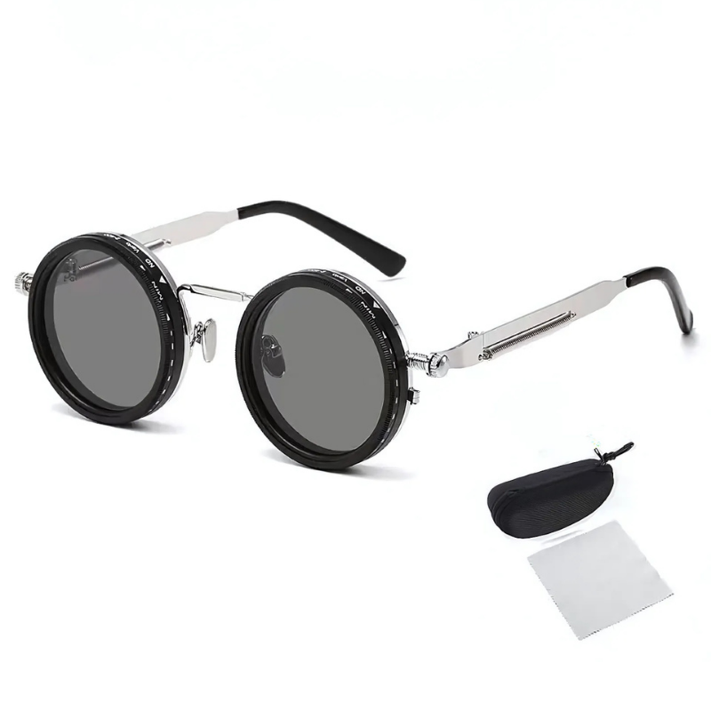 AdjustableSunglass: Fra Klart Lys Til Svagt Lys Justerbar Dæmpningssolbrille Med Etui