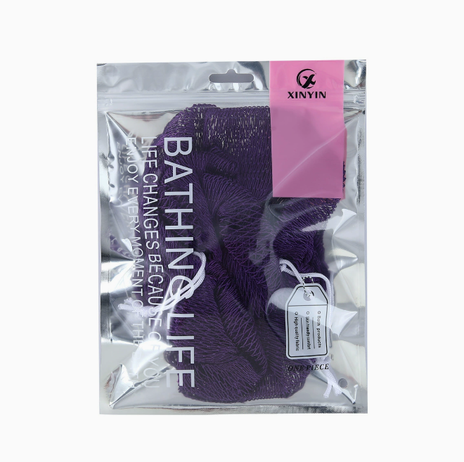 Elastisk nylon eksfolierende rygvaskeklud