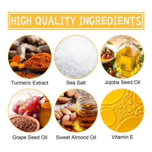 Gurkemeje havsalt bodyscrub med jojoba