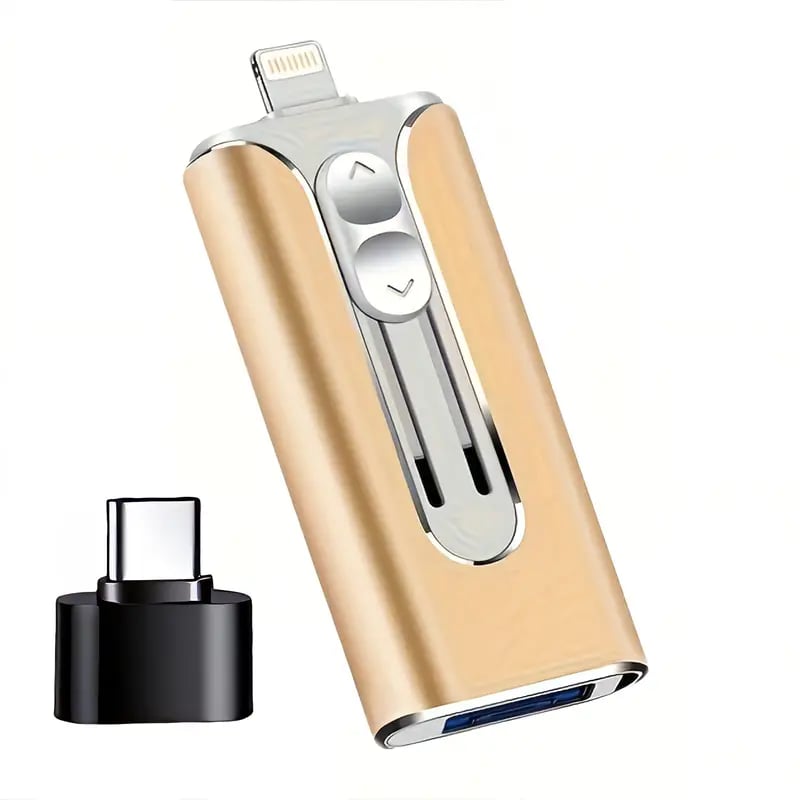 USBDrive - Kompakt Og Holdbar Multi‑Enhed 4‑I‑1 USB-Flashdrev